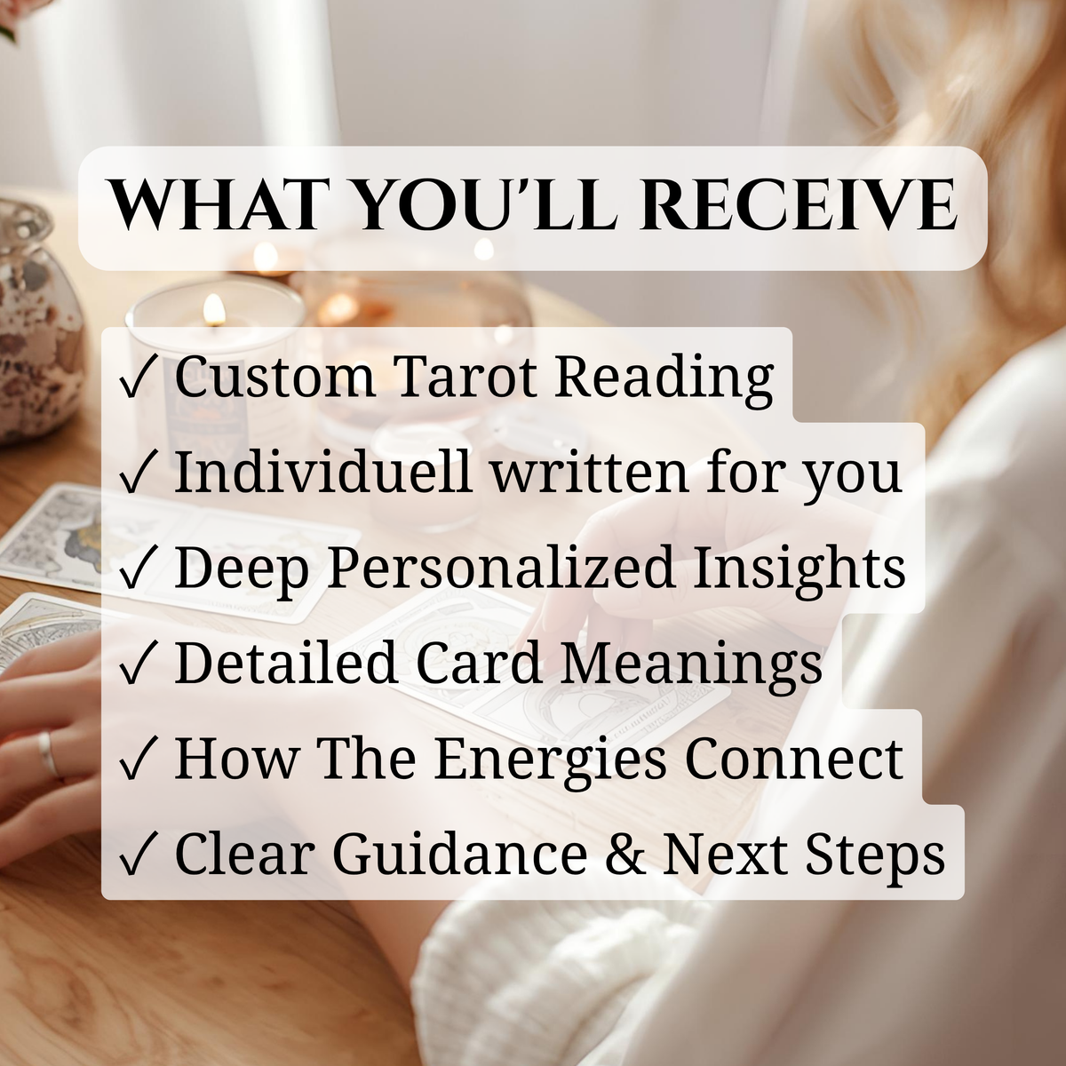 Tarot reading what you will receive solreading